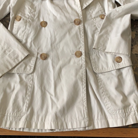 AEO M Trench Coat Khaki Cotton - Picture 5 of 5